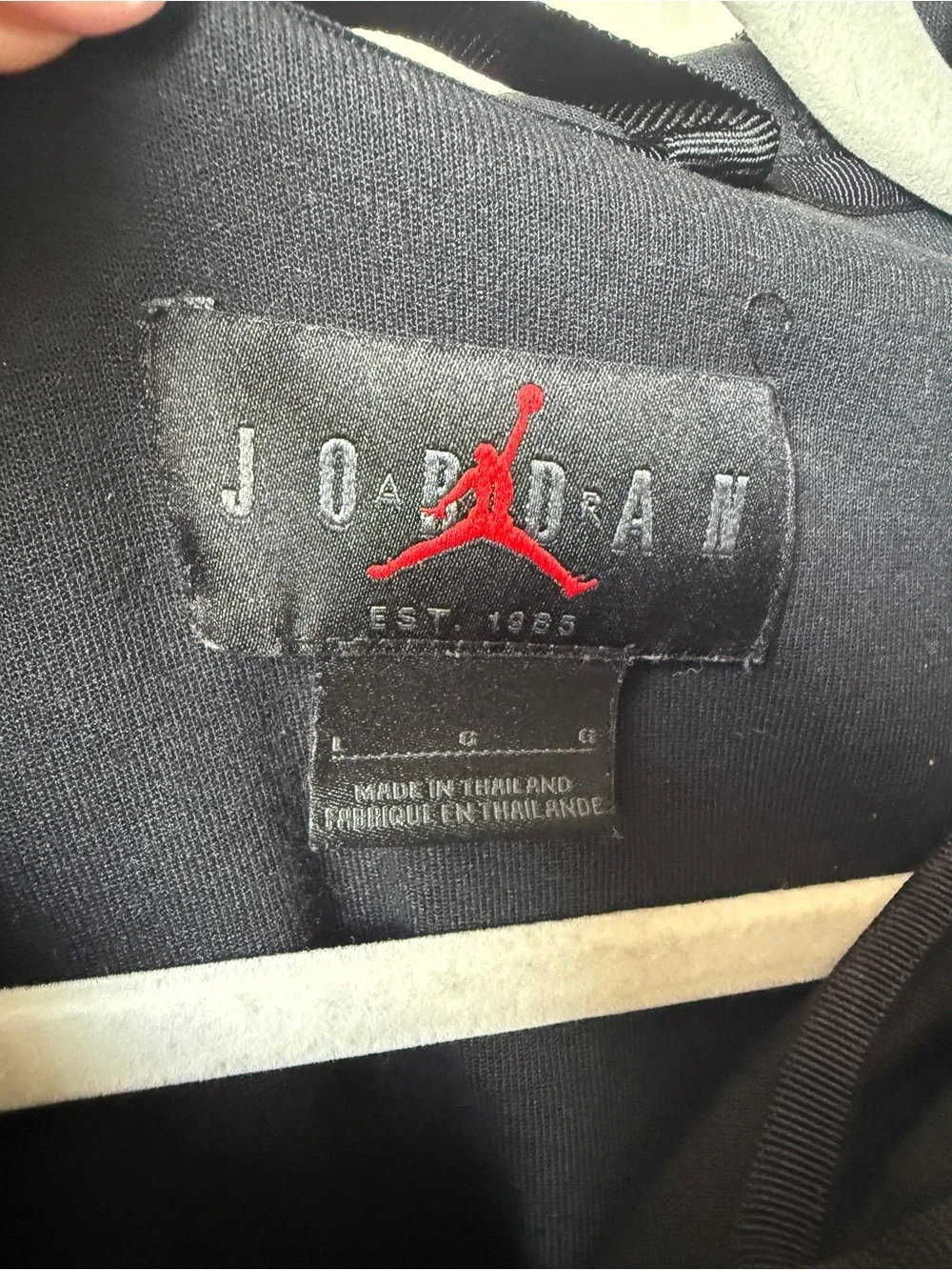 Jordan Large Dri-FIT Full-Zip Hoodie (Black